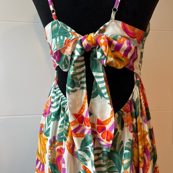 NWT Paper Heart Anthropologie Tie-Back Dress Size L - Picture 5 of 11